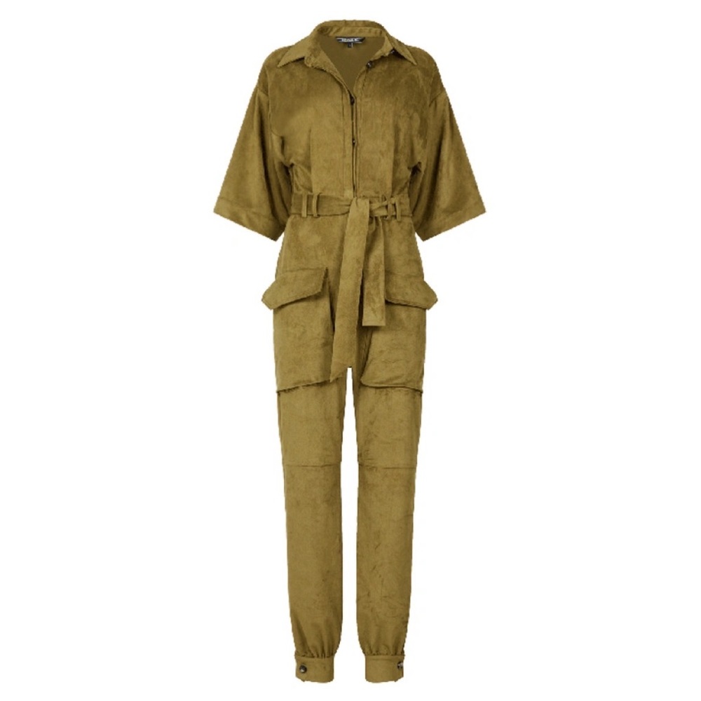 BCBGMAXARIA FLAVIA CARGO JUMPSUIT